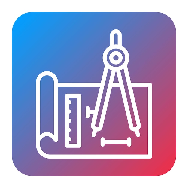 Technical Drawing icon vector image Can be used for Engineer in Mechanics