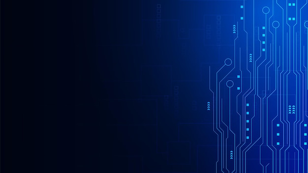 technology background with hitech digital data connection system and computer electronic design