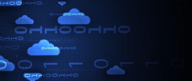 technology data background idea of global business solution