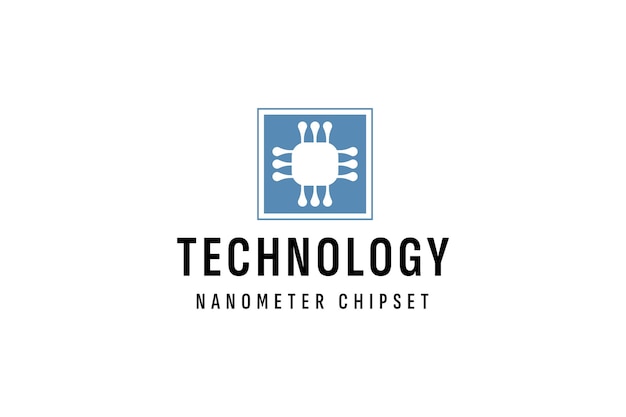 technology logo vector icon illustration