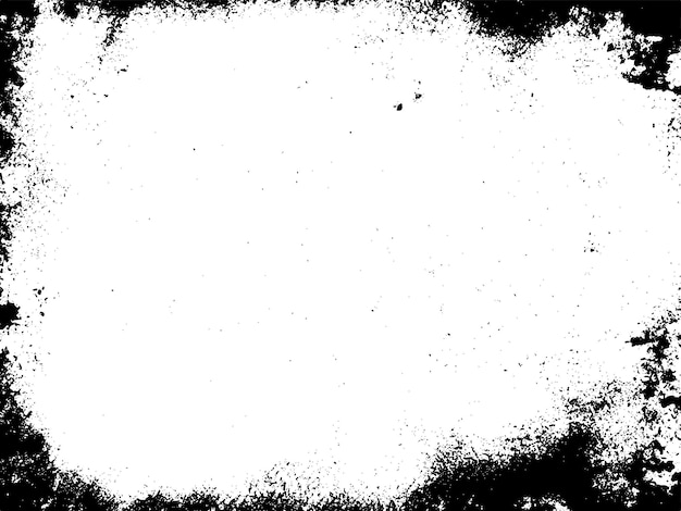 Tekstur Grunge Abstrak dalam Desain Vektor Monokrom Sebuah pola vektor hitam putih dengan abstrak