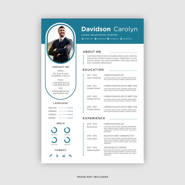 Templat curriculum vitae profesional