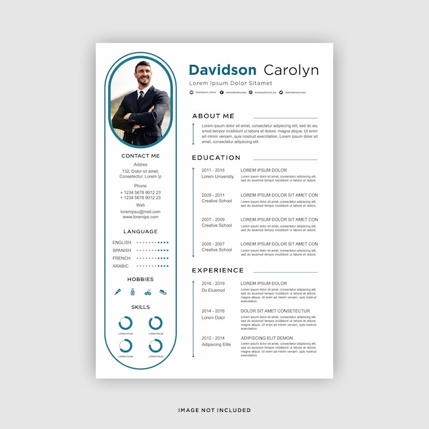Templat curriculum vitae profesional