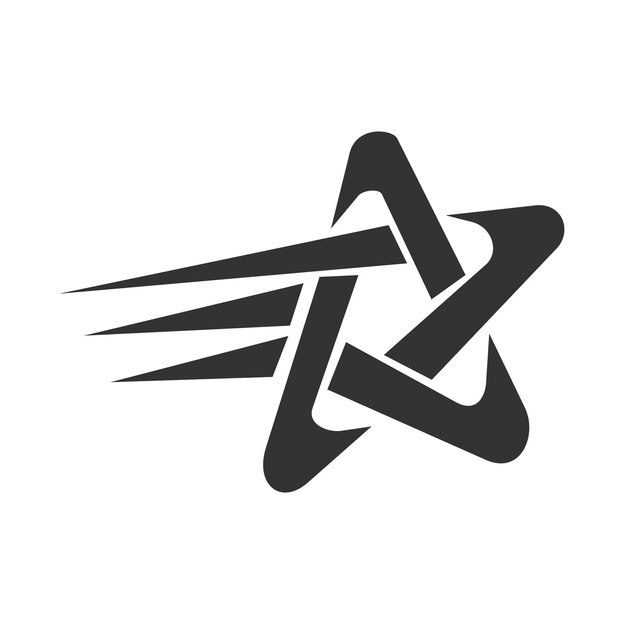 Templat desain logo bintang Ilustrasi Ikon Identitas Merek