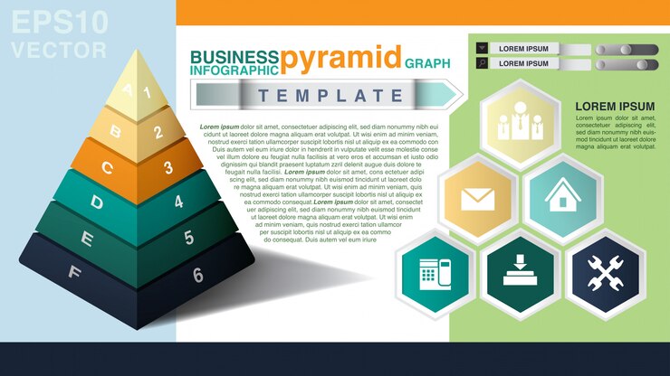 Vector templat infografis bisnis