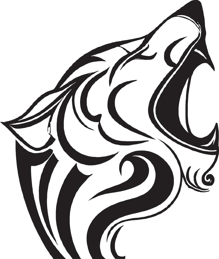 Vector templat logo harimau yang ramping