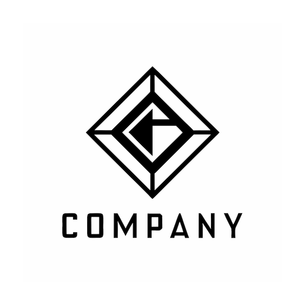 Templat logo perusahaan minimalis