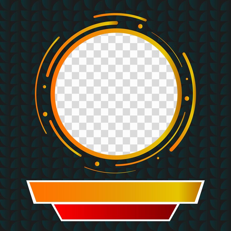 Vector templat postingan media sosial twibbon
