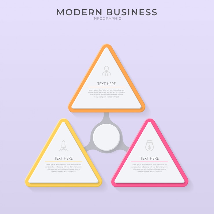 Vector templat proses bagan organisasi desain infografis gaya render 3d dan paper cut dengan teks yang bisa diedit.