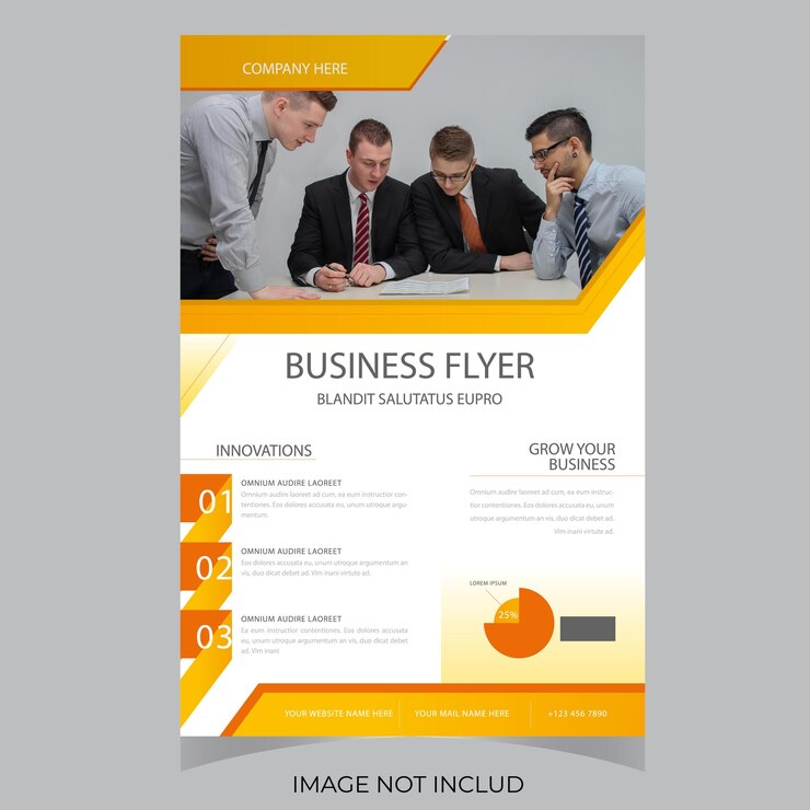 Vector templat selebaran konferensi bisnis atau webinar langsung online dan leaflet selebaran bisnis korporat