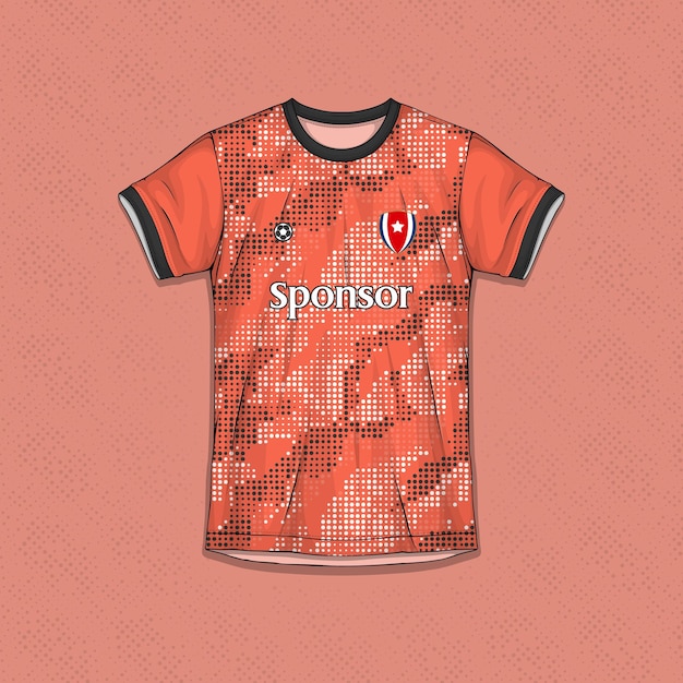 Templat Seragam Sepak Bola Profesional Desain Jersey Sepak Bola yang Bisa Dikustomisasi