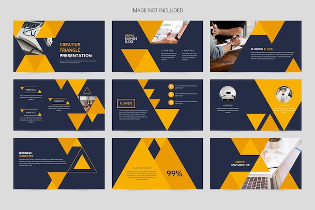 Templat slide presentasi PowerPoint bisnis dari elemen infografis
