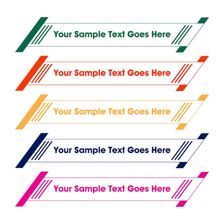 Vector templat vektor lower third. paket lower third. desain templat banner vektor lower third modern