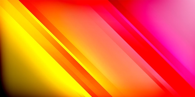 Templat wallpaper geometris gradien latar belakang garis cerah