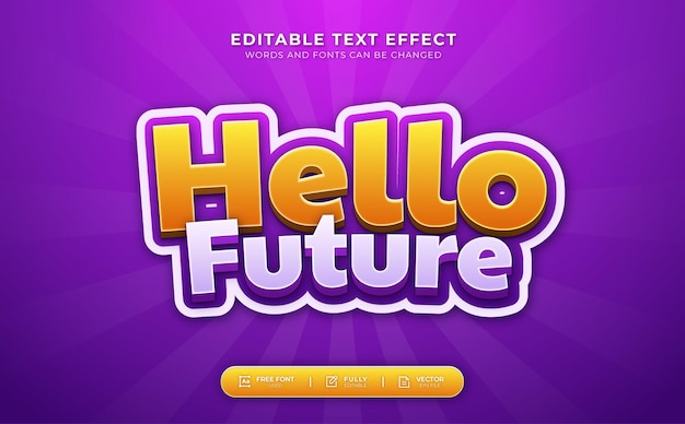 Template Text Effect