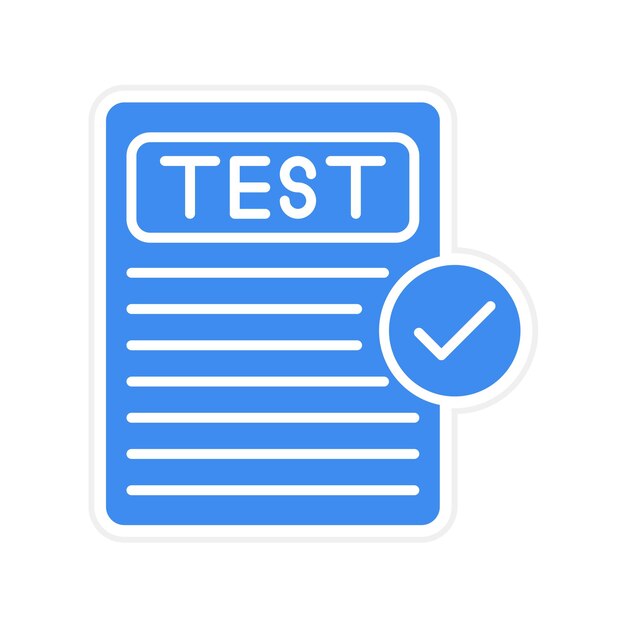 Testing icon vector image Can be used for Copywriting
