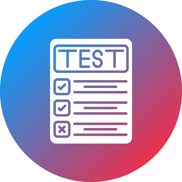 Testing icon vector image Can be used for Social Media Agency