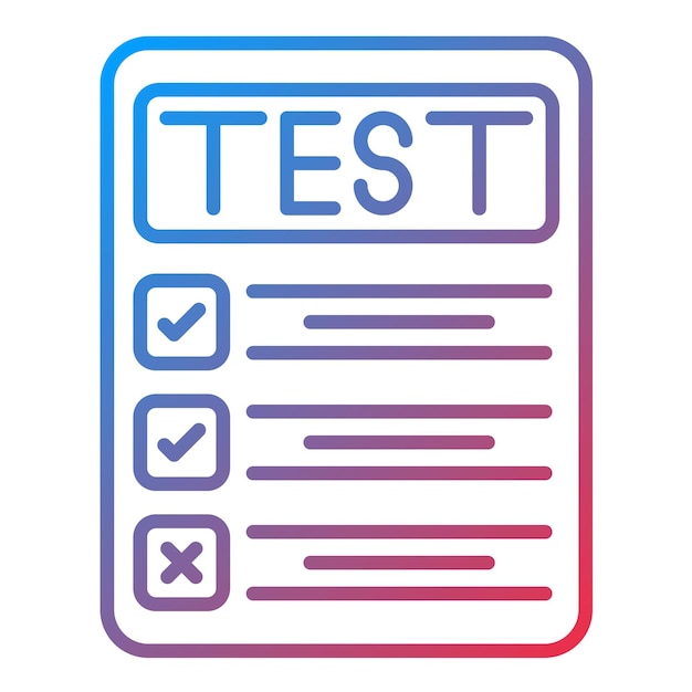 Testing icon vector image Can be used for Social Media Agency