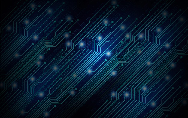 text cyber circuit future technology concept background