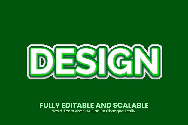 text effect design
