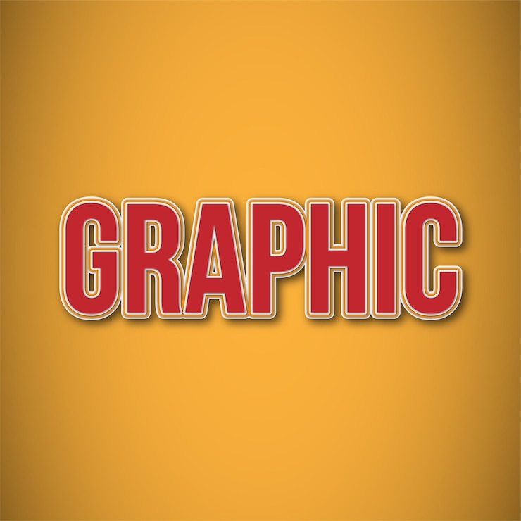 Vector text effect design