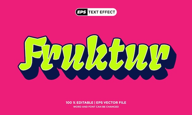 Text Effects 3D Editable New