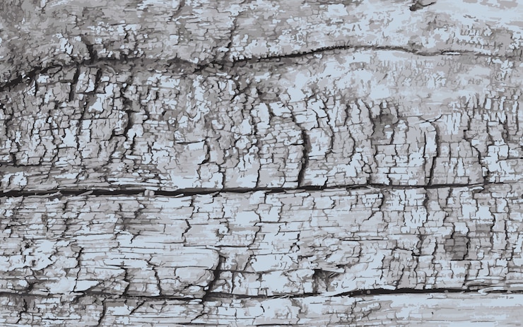 Vector texture of the old wooden beams
