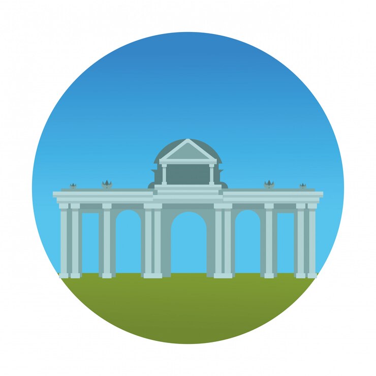 Vector the brandenburg gate