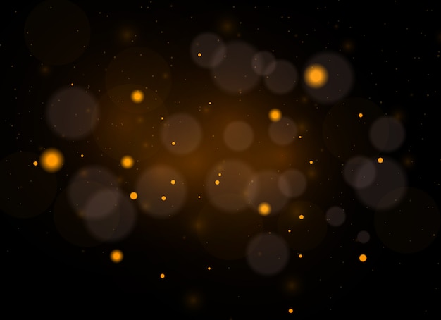 the dust sparks and golden stars shine with special light. vector sparkles on a transparent background. christmas light effect. sparkling magical dust particles.