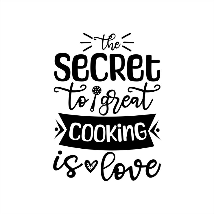 The Secret to Great Cooking is Love Kitchen svgFunny Kitchen svgCooking SvgBaking Svg