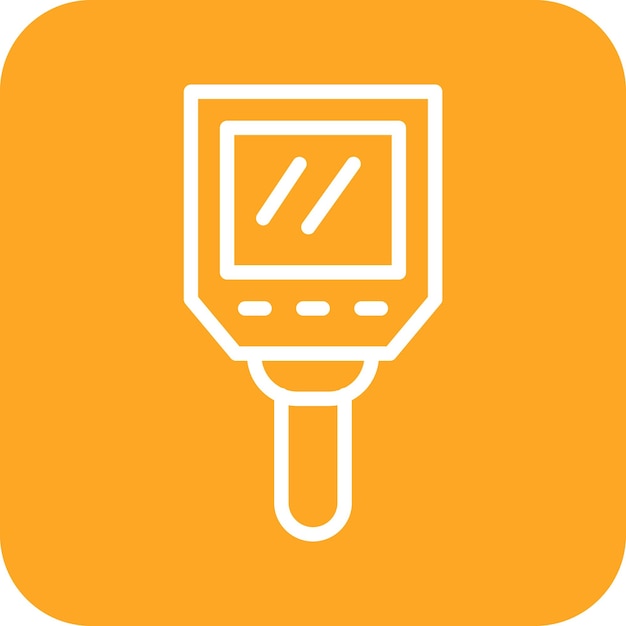 thermal imaging vector icon illustration of engineering iconset