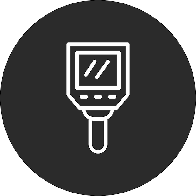 thermal imaging vector icon illustration of engineering iconset