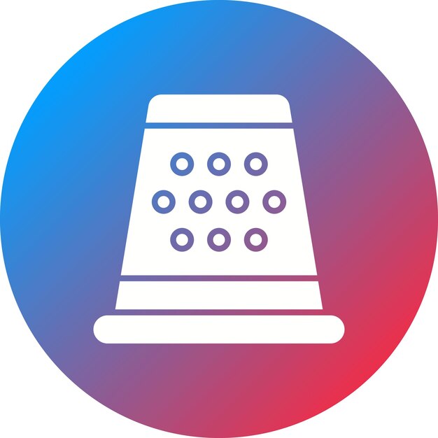 Thimble icon vector image Can be used for Sewing