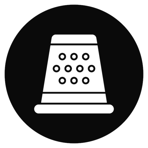 Thimble icon vector image Can be used for Sewing