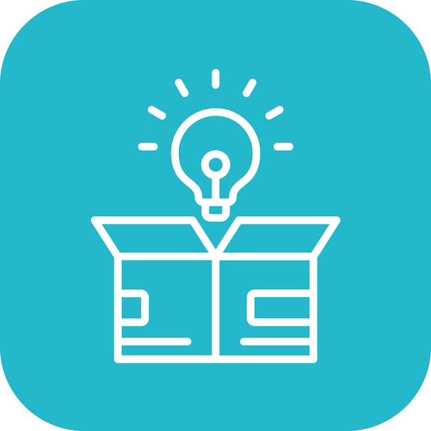 think out of the box icon vector image can be used for design