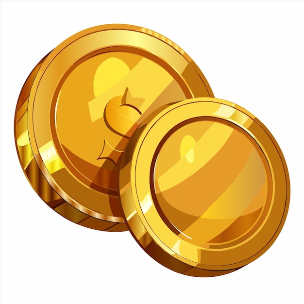 three gold coins with the word apple on them