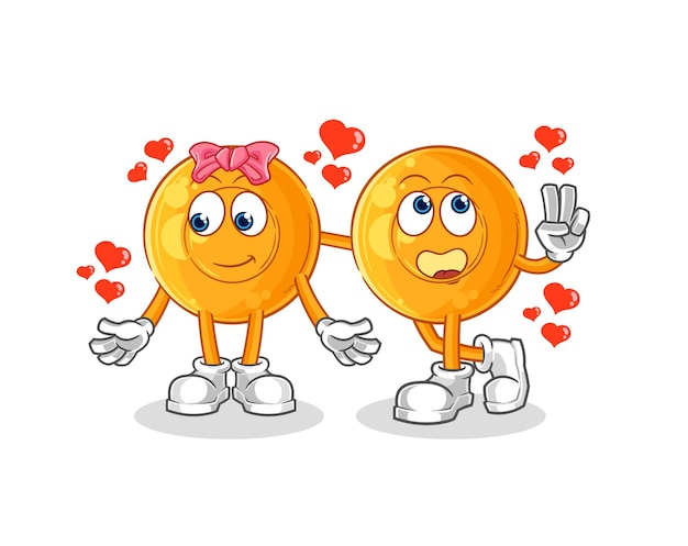 Throat lozenges dating cartoon character mascot vector