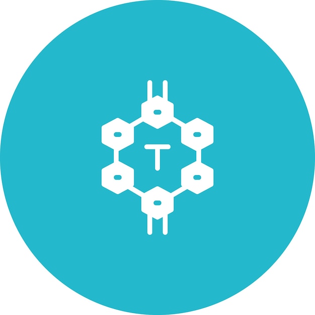 Thymine vector icon illustration of Chemistry iconset