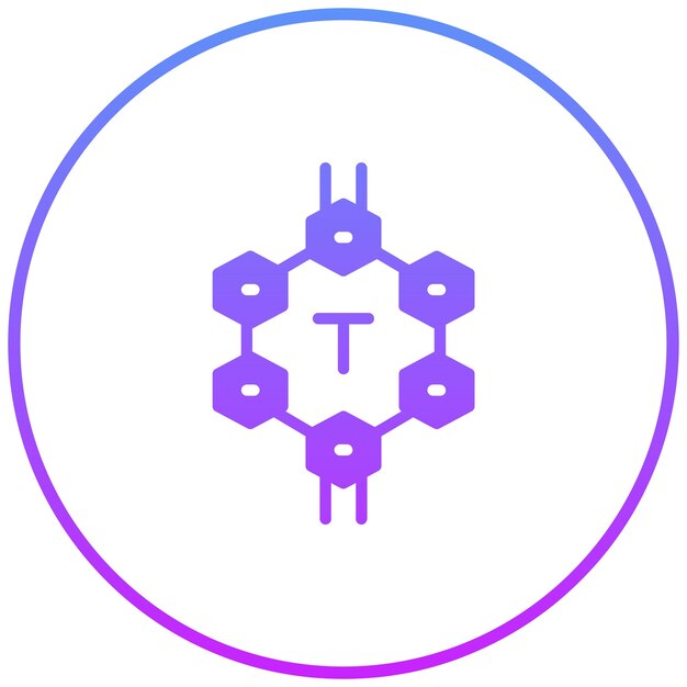 Thymine vector icon illustration of Chemistry iconset