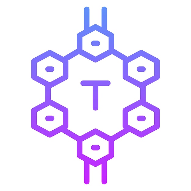 Thymine vector icon illustration of Chemistry iconset
