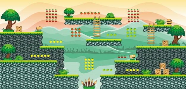 Tile set platform for creating game application