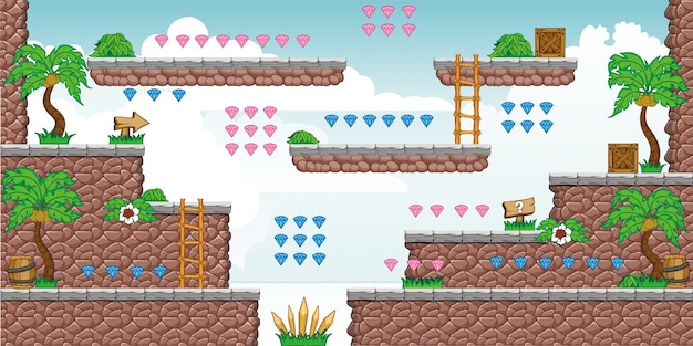 Tile set platform for creating game application