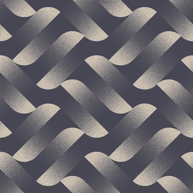 Tilted Structure Unique Seamless Pattern Trend Dot Work Abstract Background