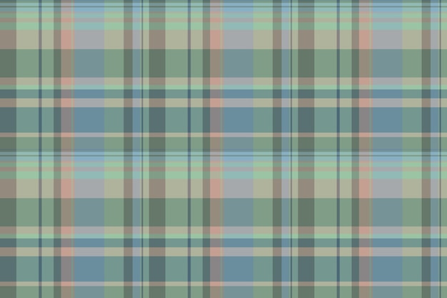 Tiny textile plaid texture printout tartan pattern fabric Aesthetic seamless check vector background in pastel and cyan colors