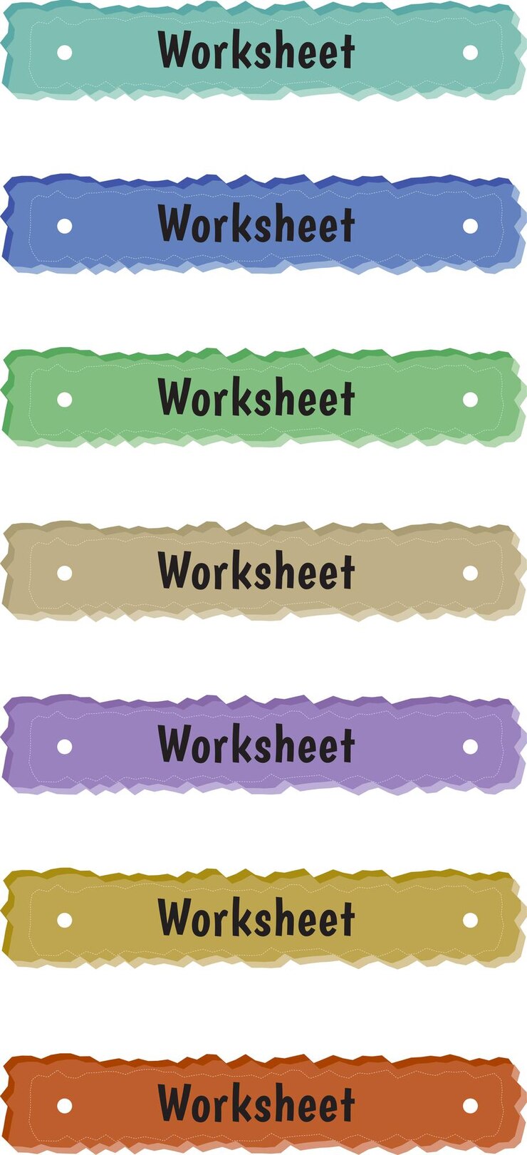 Vector title stripes