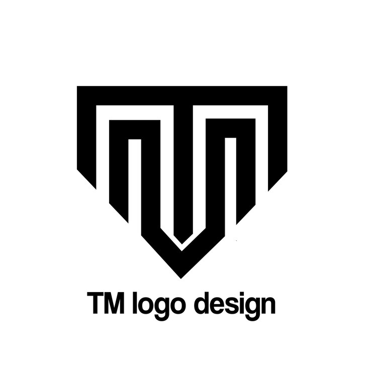 Vector tm letters vector logo design