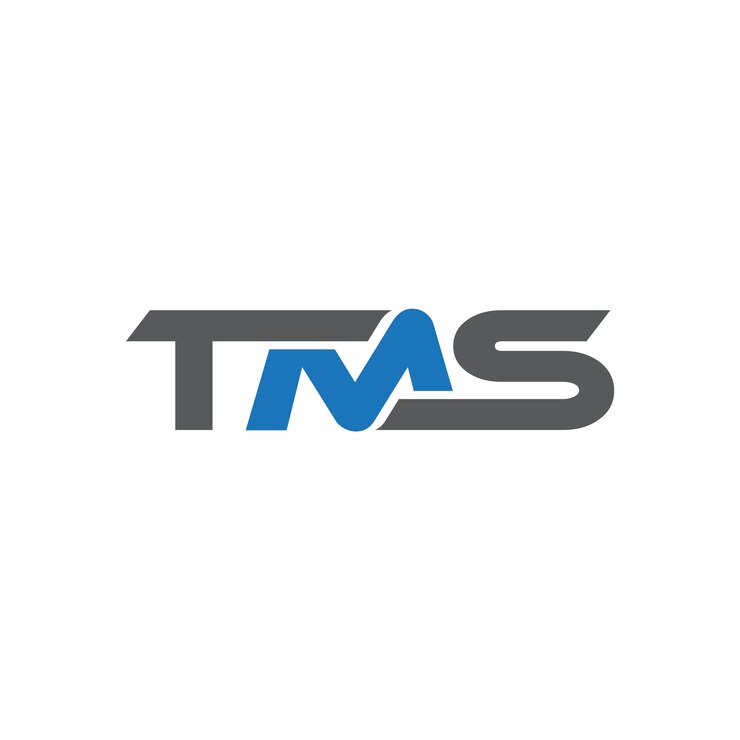 Vector tms letter monogram initial logo design template vector illustration