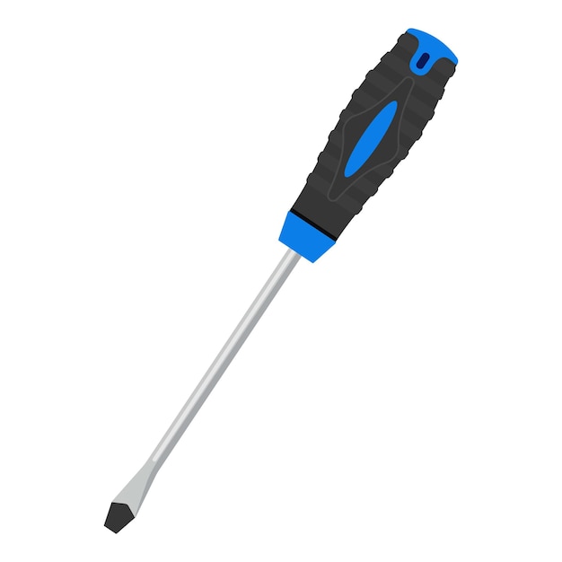 Tool handle device icon cartoon vector Screwdriver wrench fix