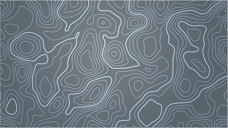 Vector topographic map contour lines background vector