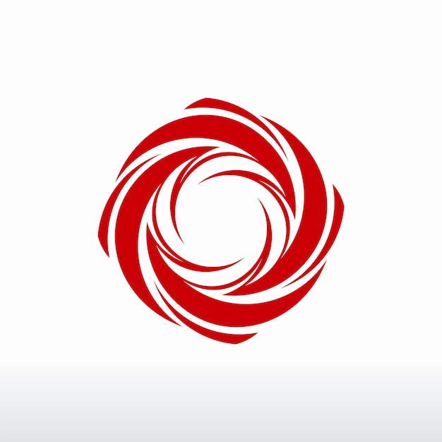 Tornado logo symbol isolated, Abstract Hurricane Logo Symbol, Typhoon vector illustration